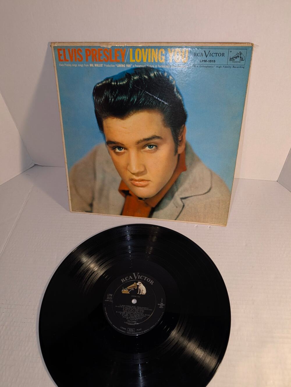 Elvis Presley - Loving You Soundtrack (1957) Vinyl Record LP Album~ 1st Press VG